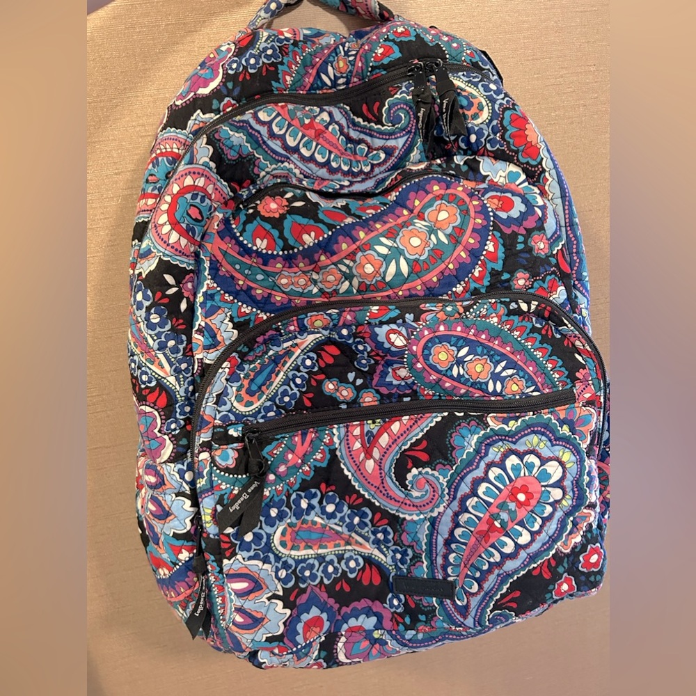 Vera Bradley Backpack Campus Backpack with Built in Computer Case.